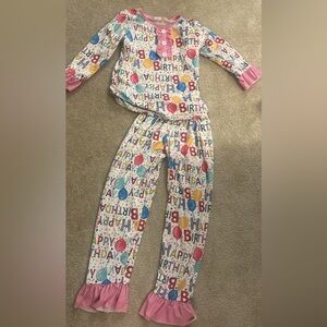 Colorful Birthday Kids Pajamas